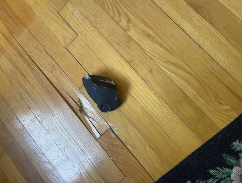 'Todavía estaba caliente': un meteorito se estrella contra una casa de Nueva Jersey