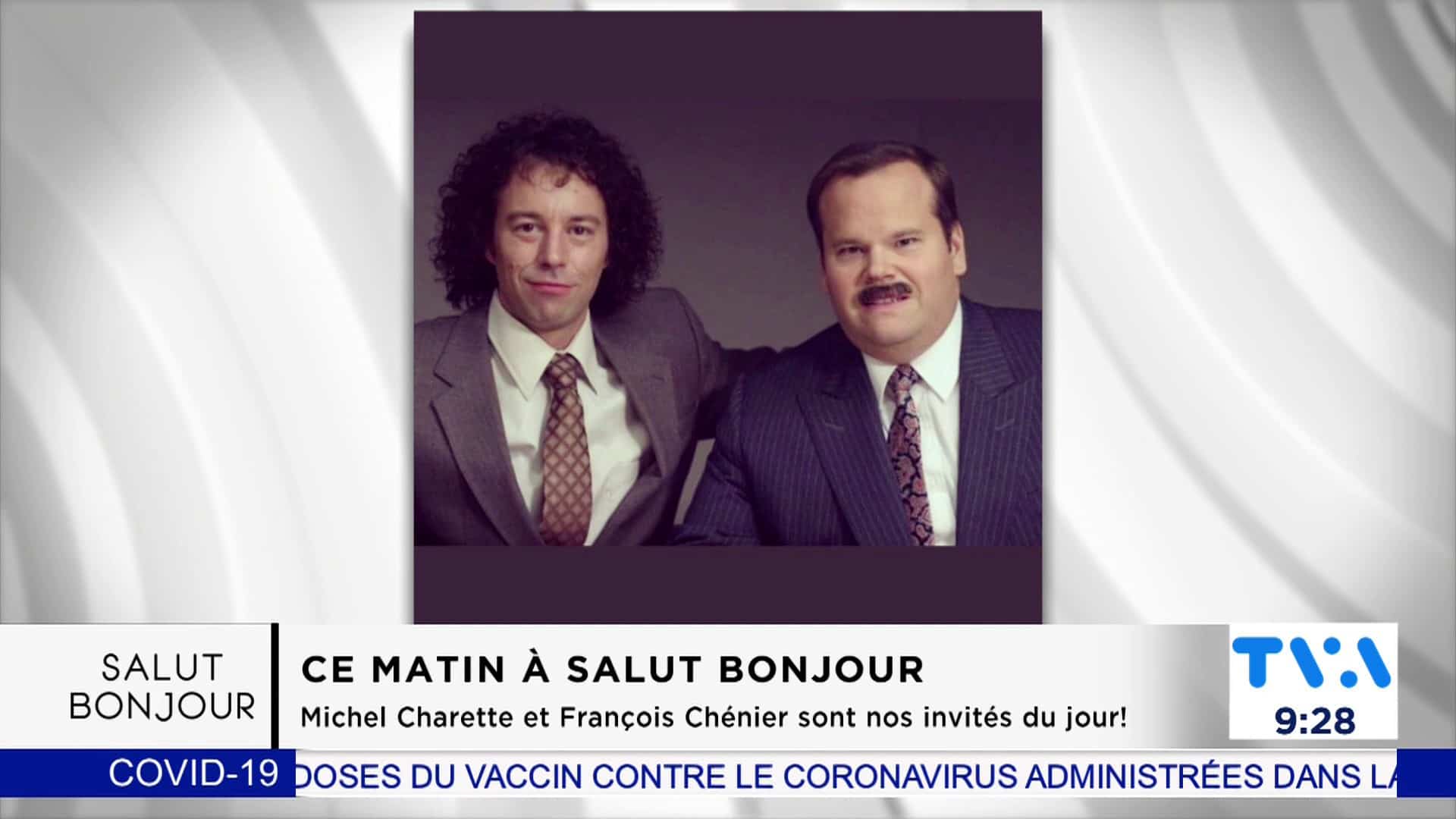 Michel Charette et François Chénier meilleurs amis