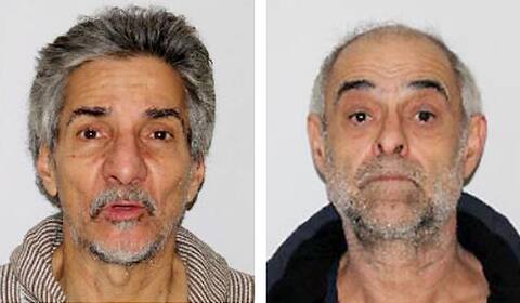 Co-defendants are Christos Cideris (left) and Mildatius Ceracias (right).