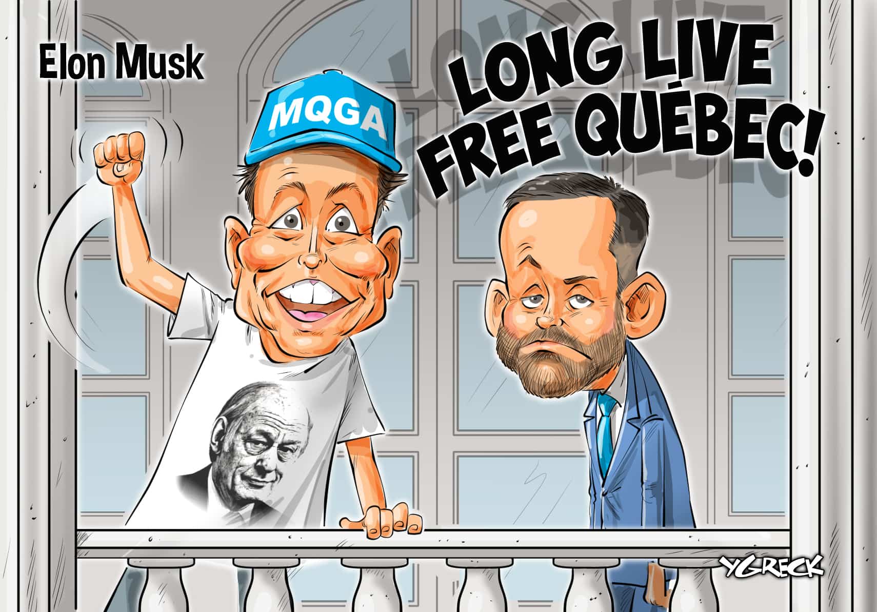 La caricature d’Ygreck