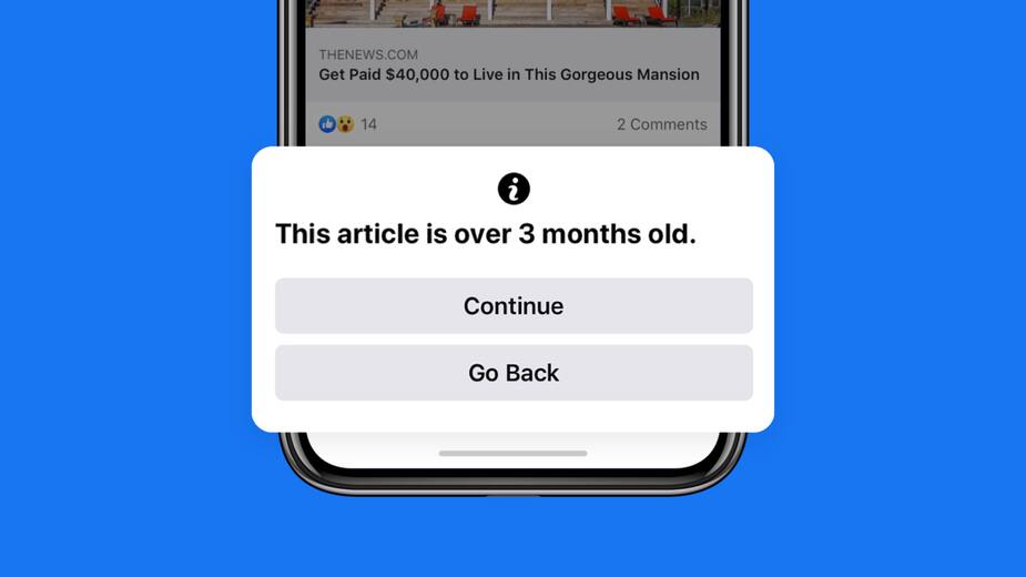 La nouvelle notification d'actualité d'un article