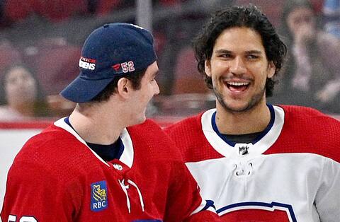 Justin Barron and Johnathan Kovacevic looked like they were having a lot of fun.