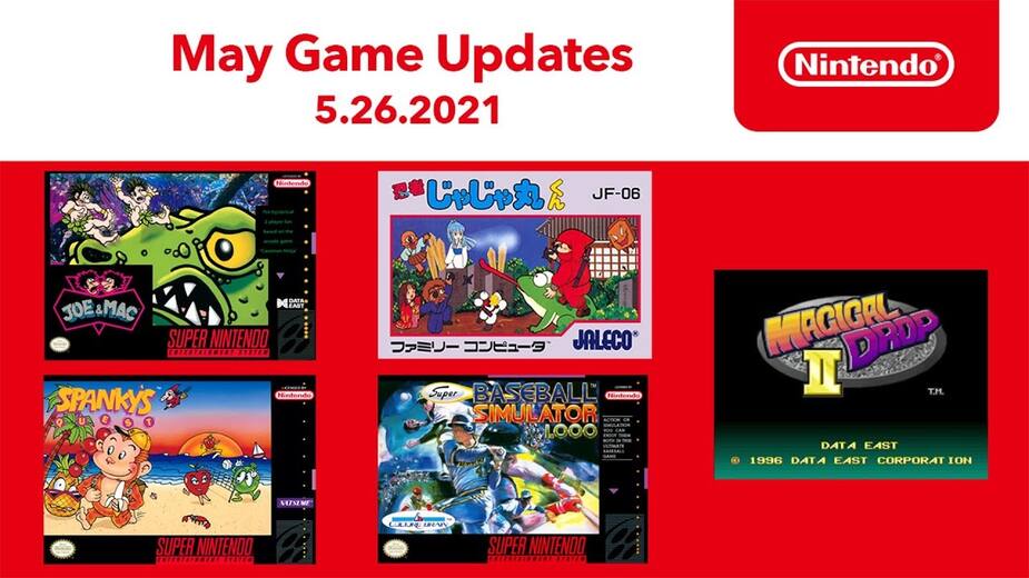 Image principale de l'article 5 nouveaux jeux sur Nintendo Switch Online