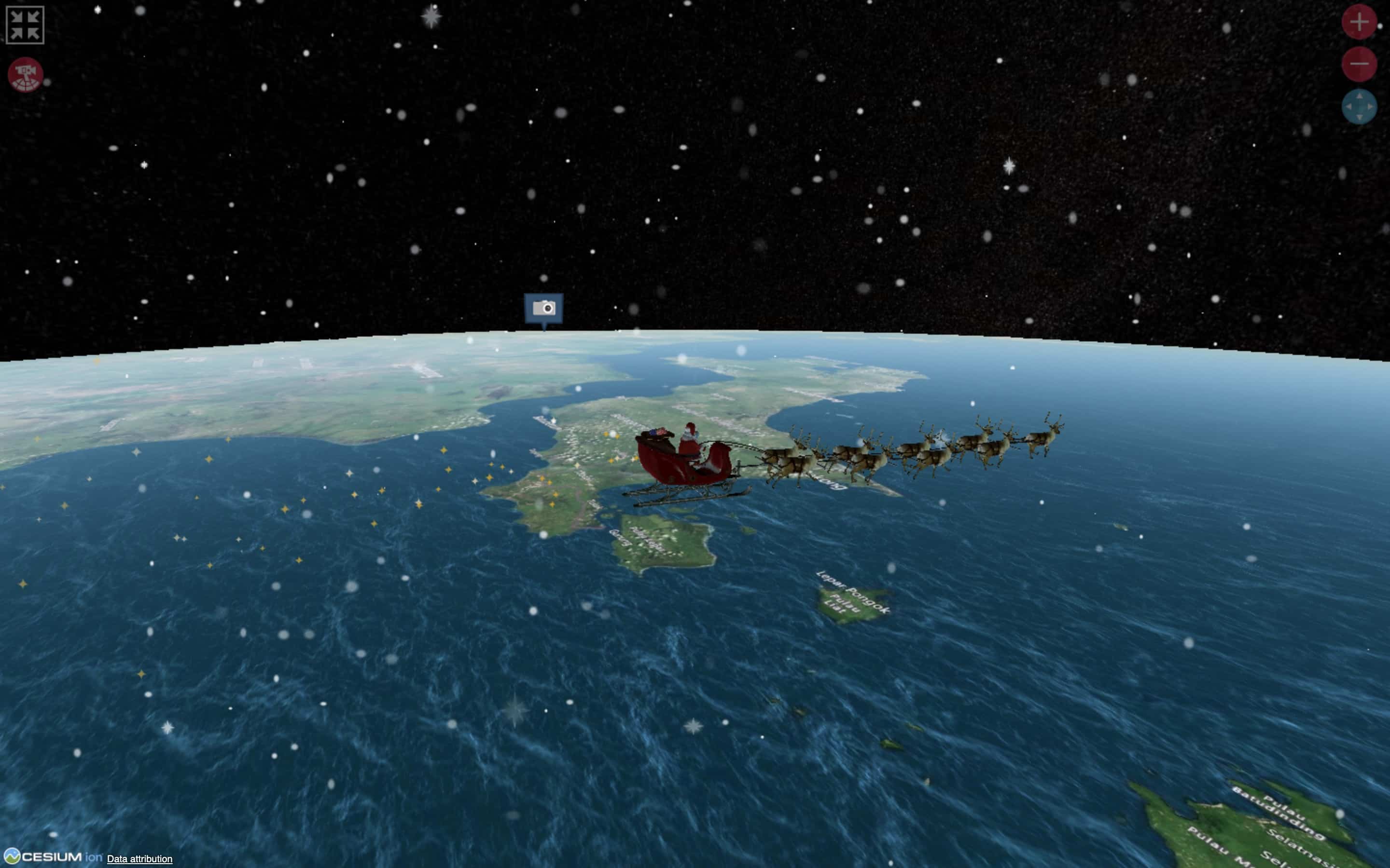 Où est rendu le père Noël? Suivez ses traces... en direct 24 heures