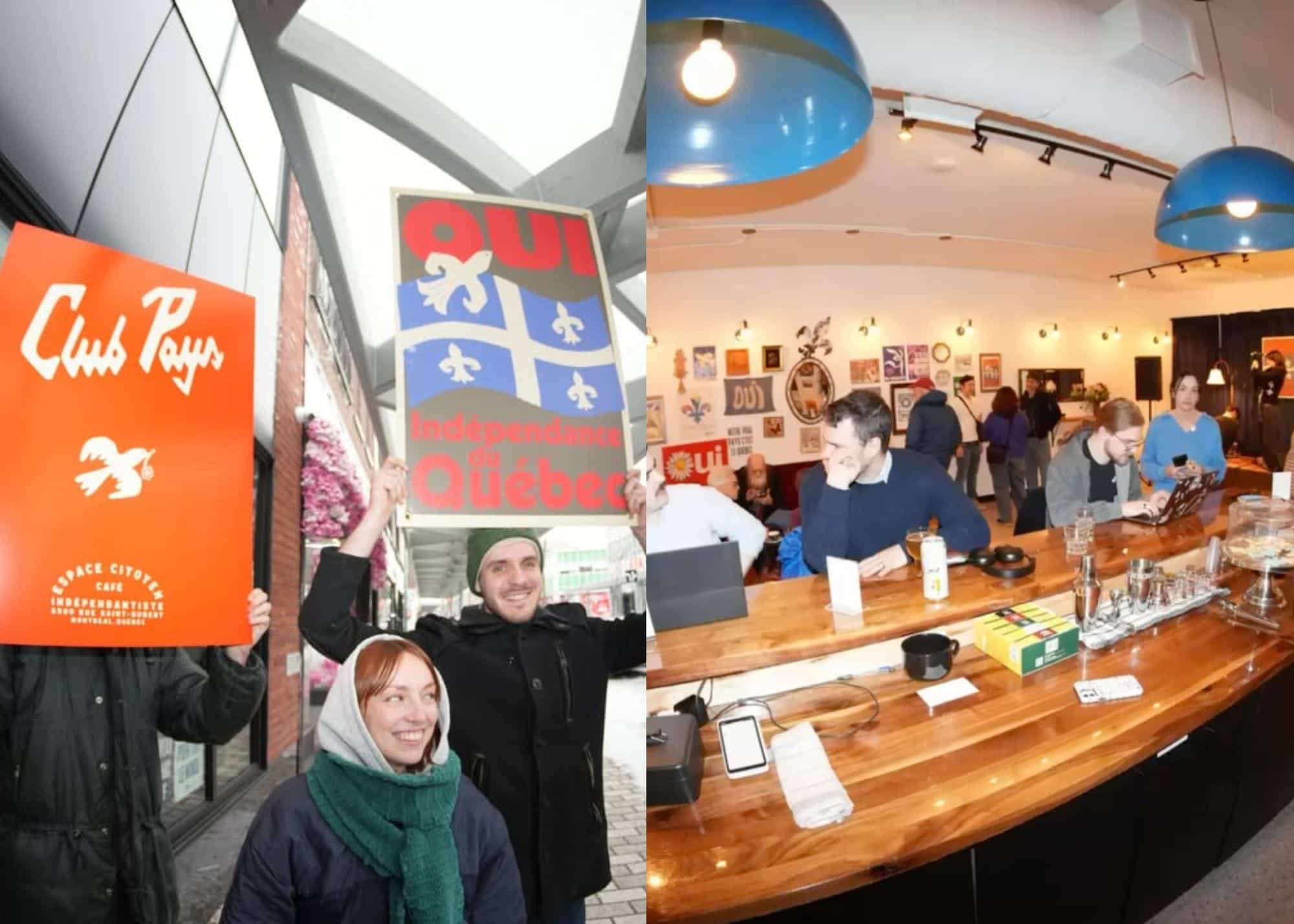 Un premier espace-café souverainiste ouvre à Mtl