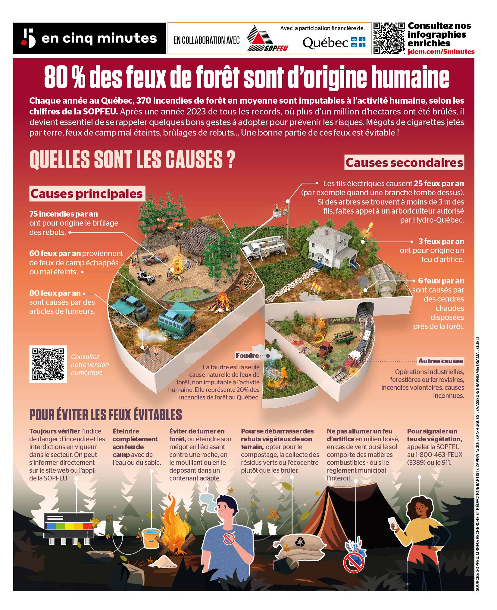 80% des feux de forêt sont d’origine humaine | JDM