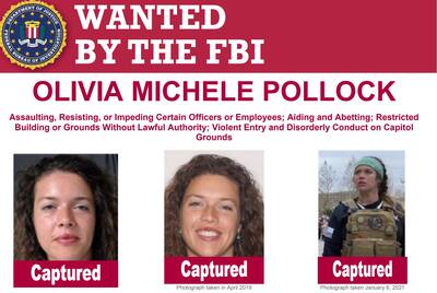 A woman and two men were arrested exactly three years after the attack on the Capitol