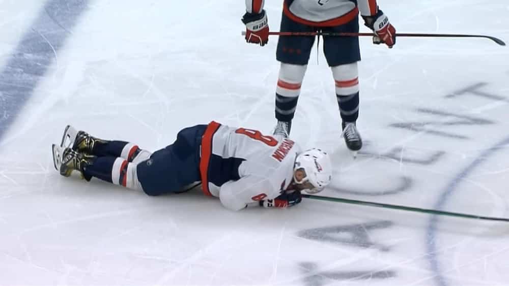 Ovechkin semble subir une blessure sérieuse au pire moment