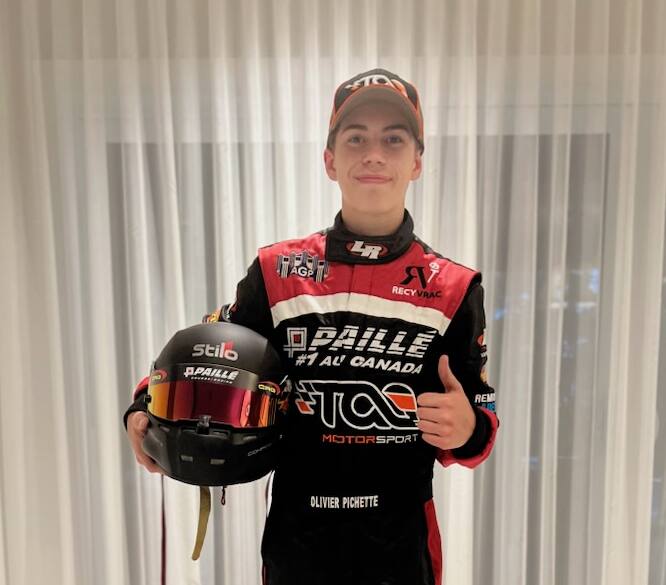Olivier Pichette deviendra le plus jeune pilote de l&rsquo;histoire &agrave; courir au Grand Prix de Trois-Rivi&egrave;res