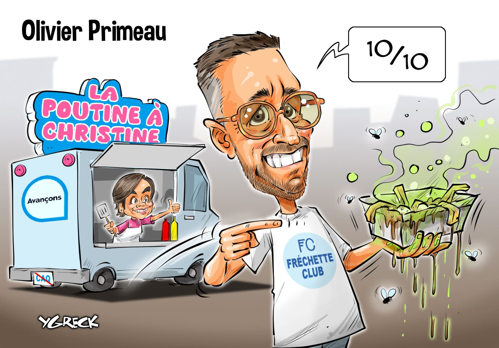 La caricature d’Ygreck