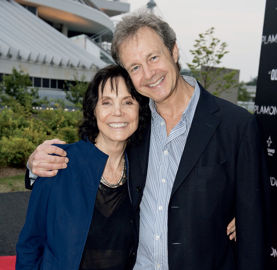 Une des dernières apparitions publiques de Renée Claude, en 2015. Elle et son conjoint, Robert Langevin, avaient assisté à la première du spectacle Plamondon.