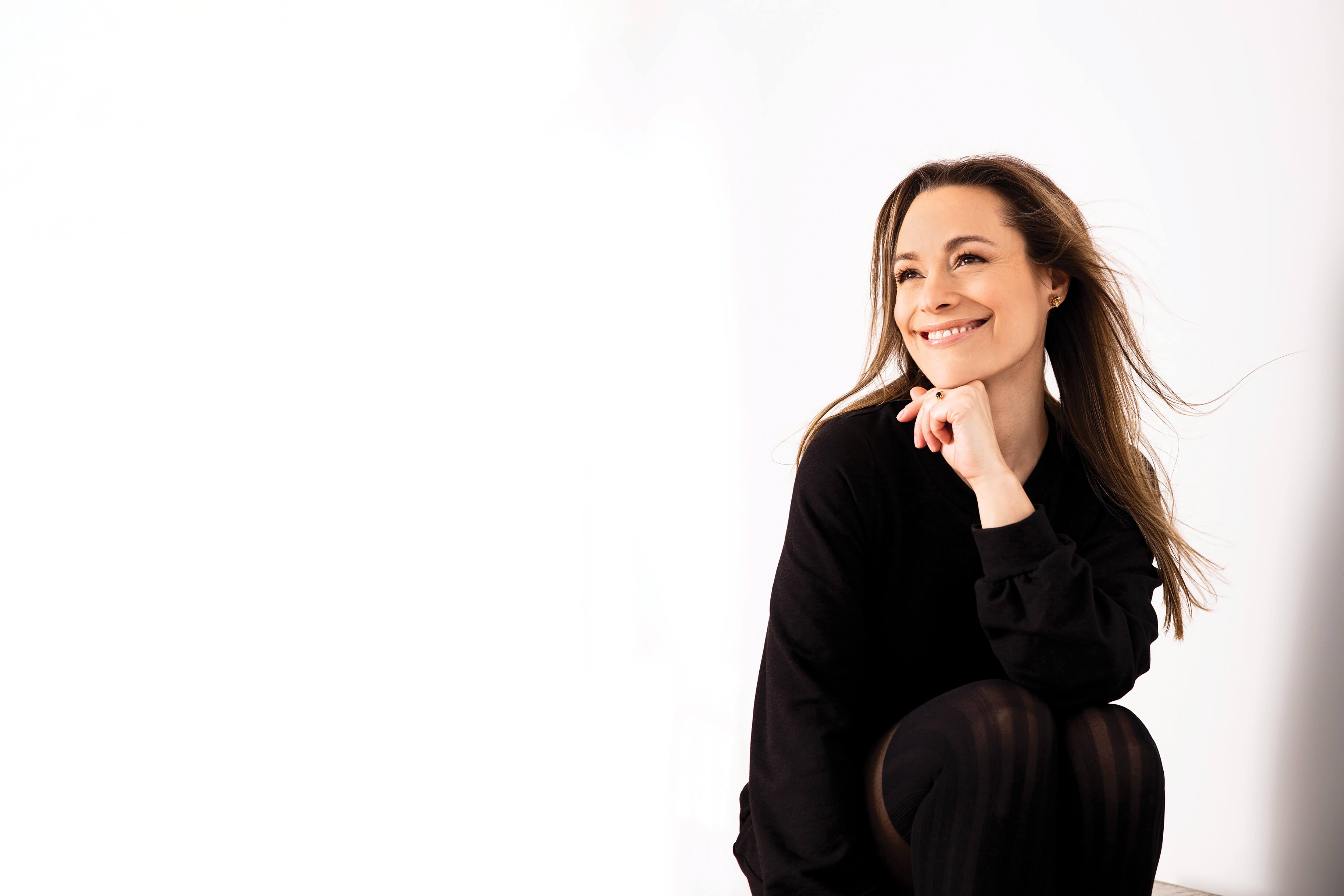 Heureuse de son retour au jeu