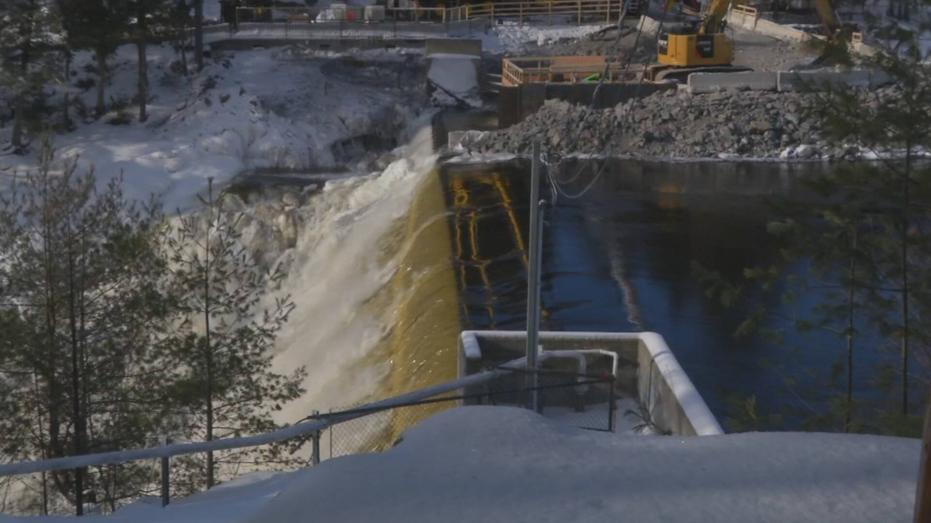 Visite du chantier de la centrale de la ChuteBell TVA Nouvelles
