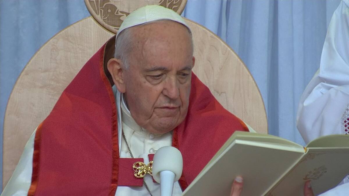 Messe du pape François à Edmonton