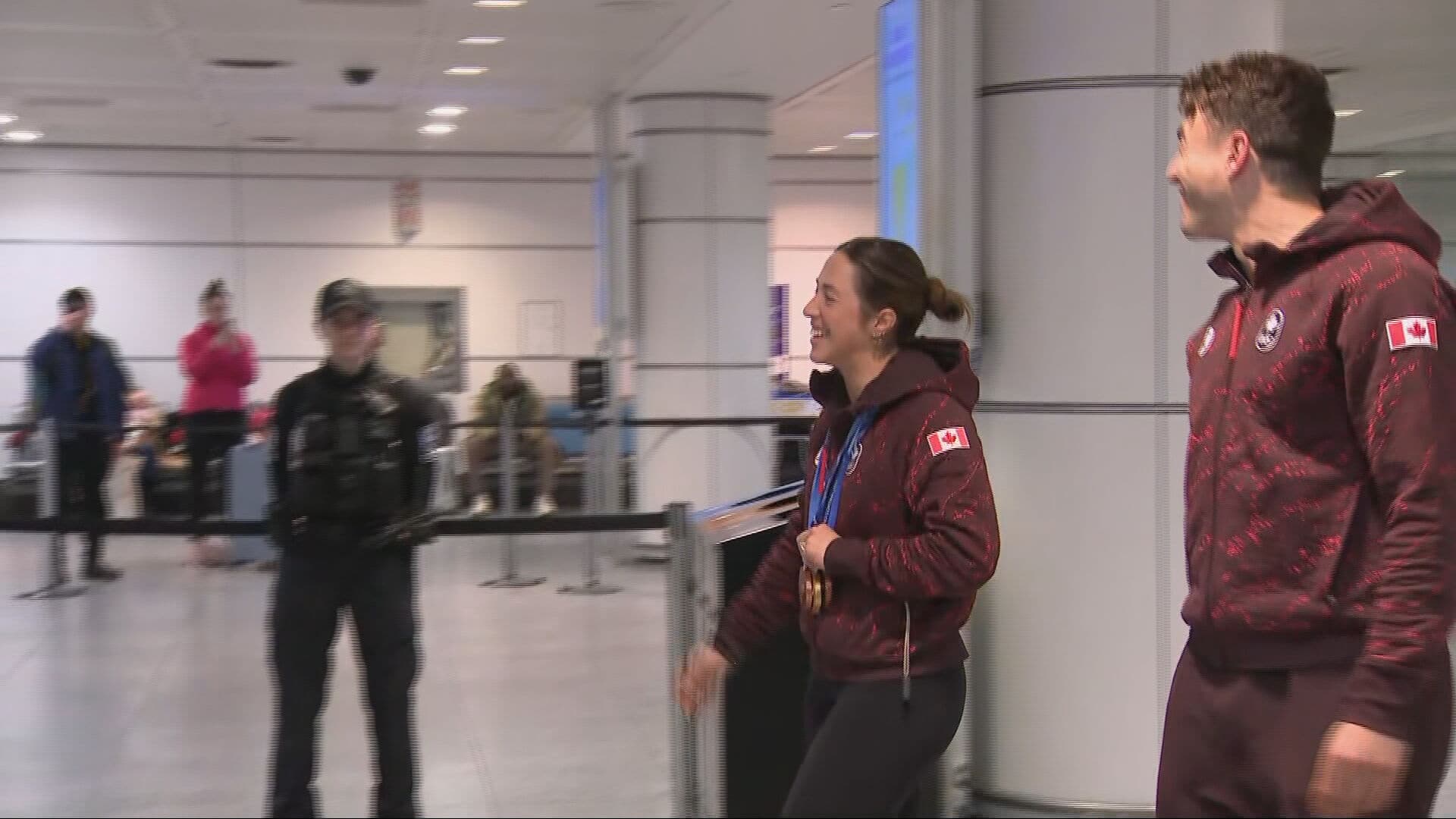 &Agrave; VOIR : nos athl&egrave;tes qu&eacute;b&eacute;cois reviennent &agrave; la maison