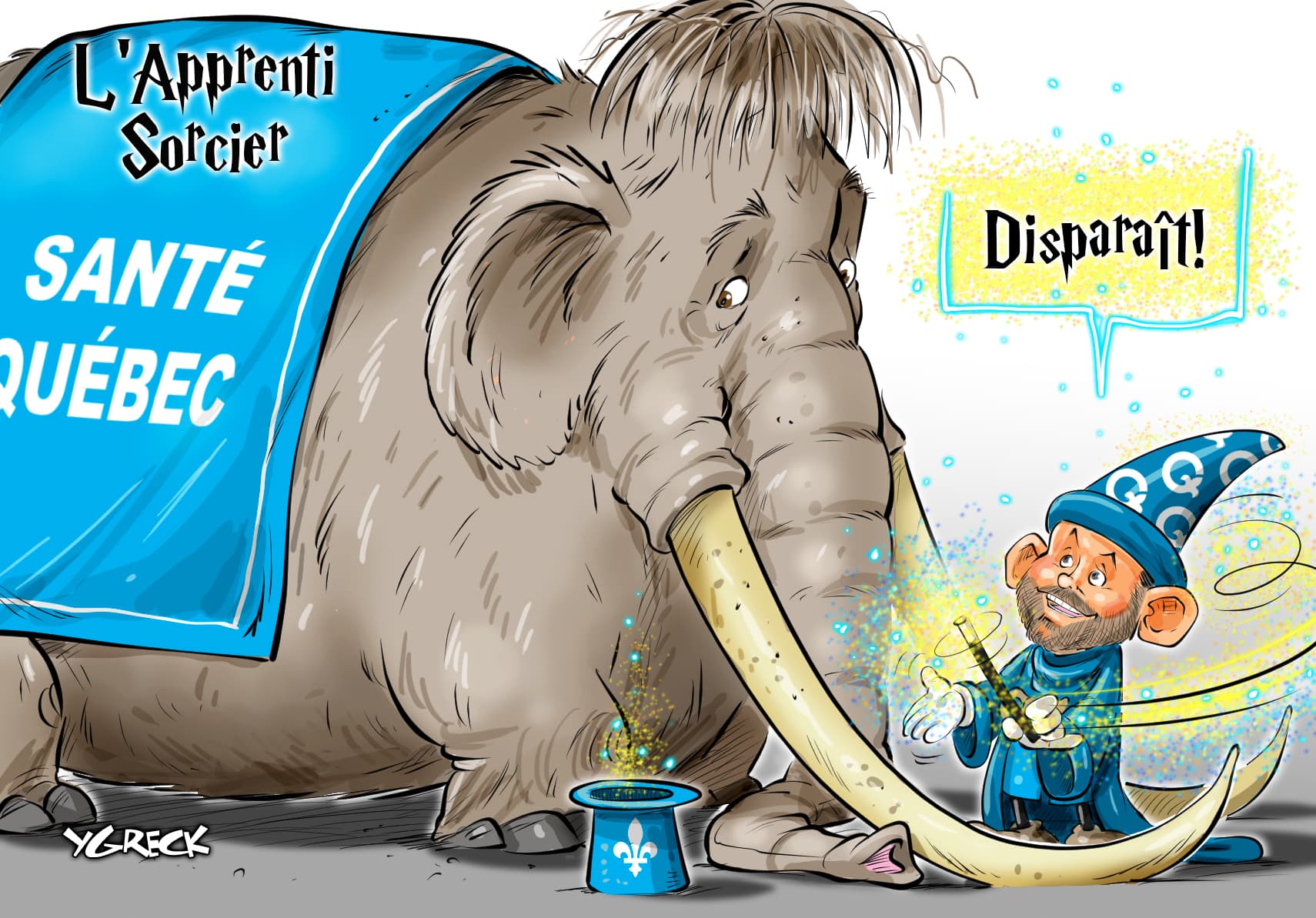 La caricature d'Ygreck