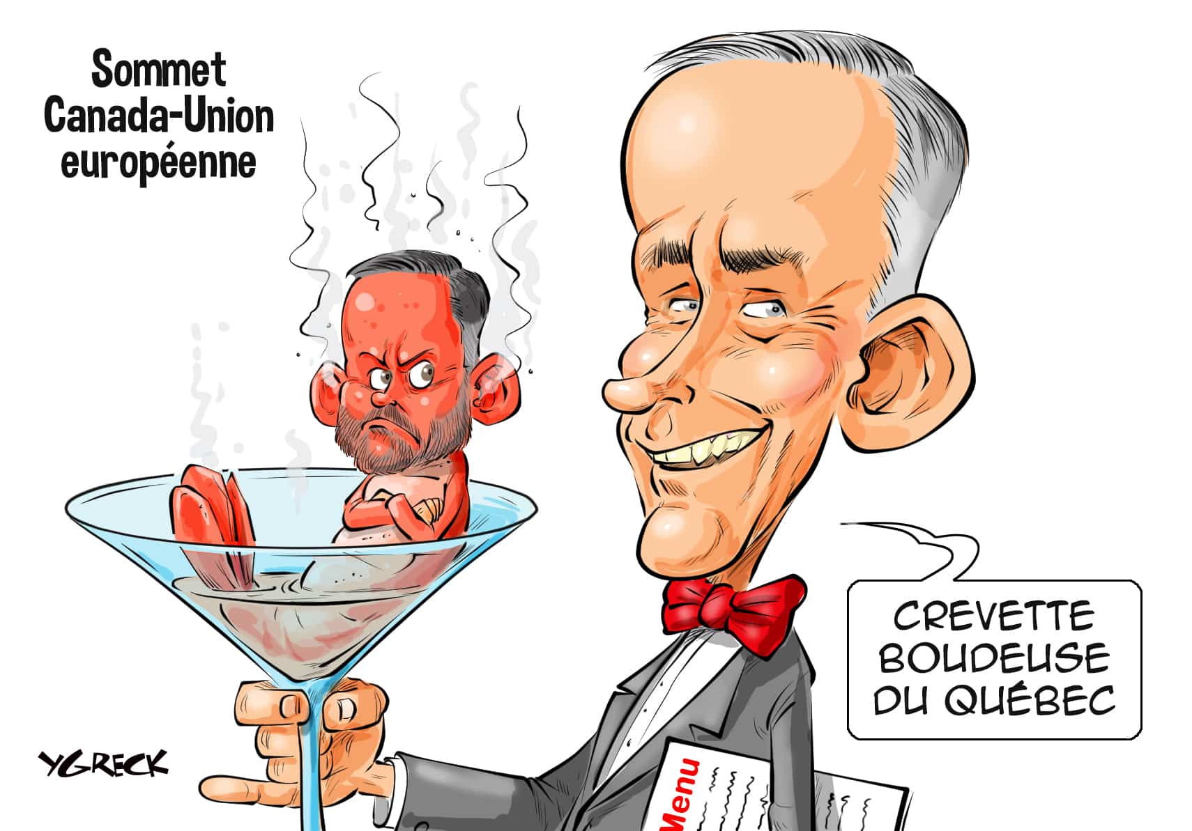 La caricature d’Ygreck