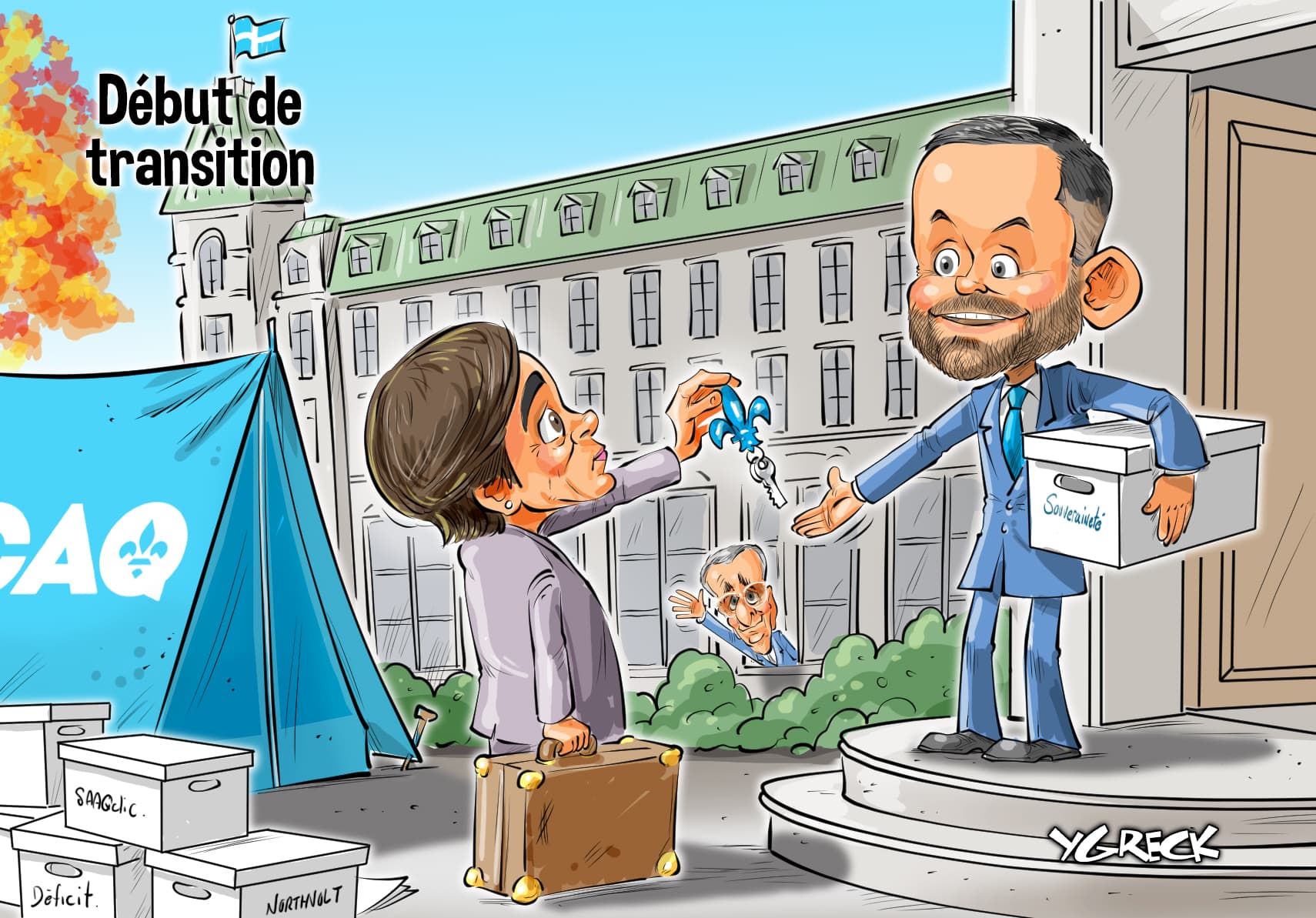 La caricature d’Ygreck