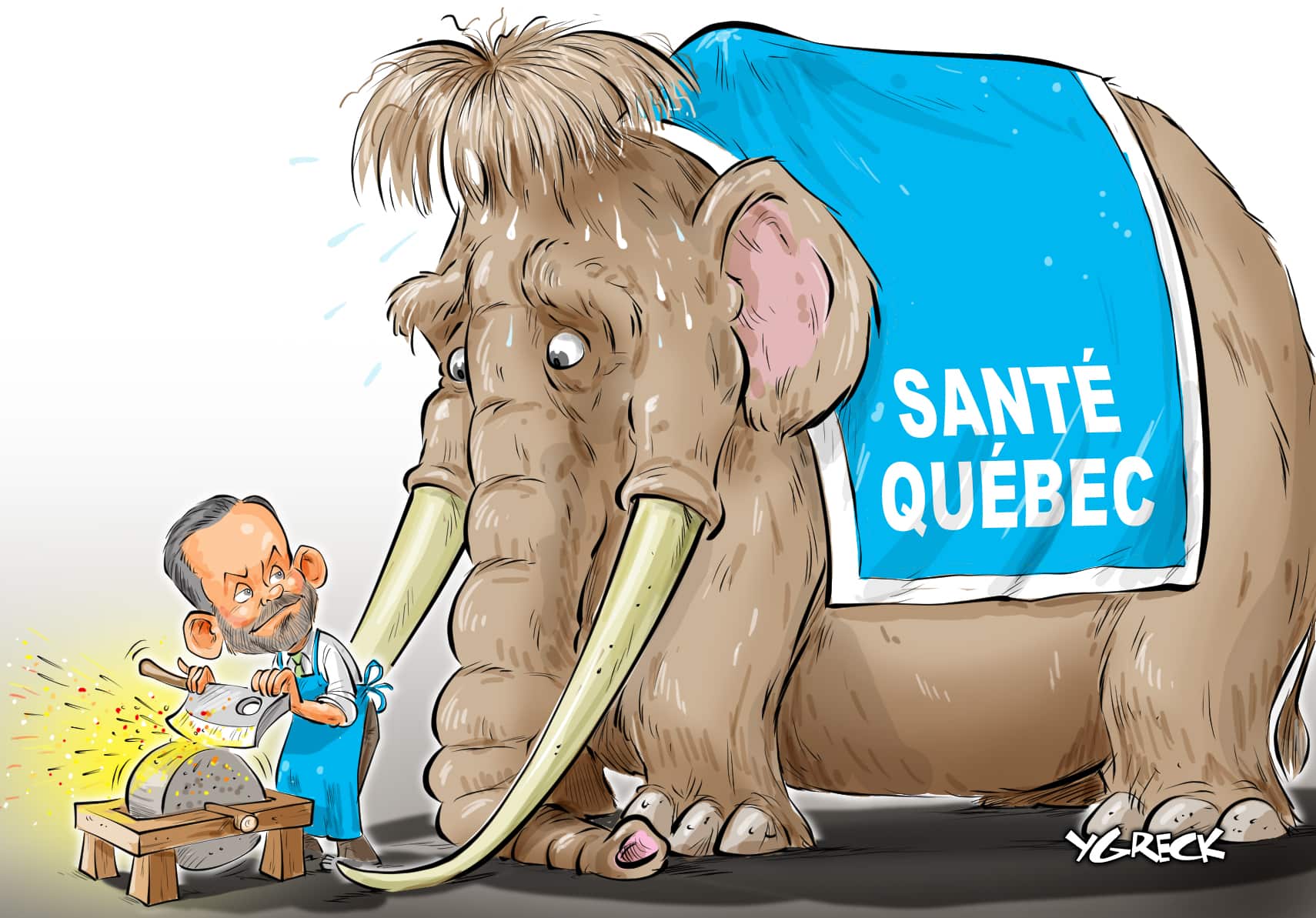 La caricature d’Ygreck