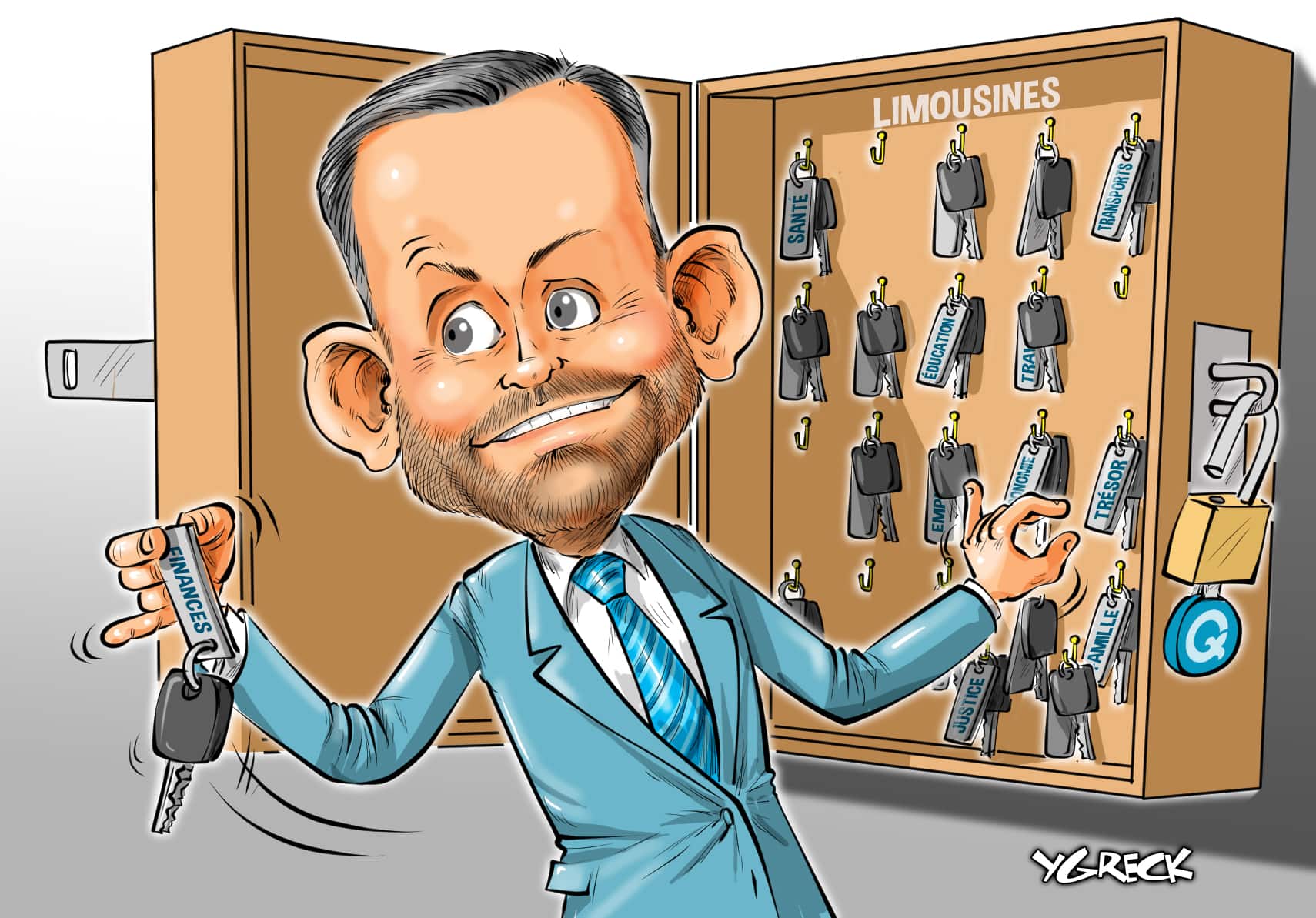 La caricature d'Ygreck