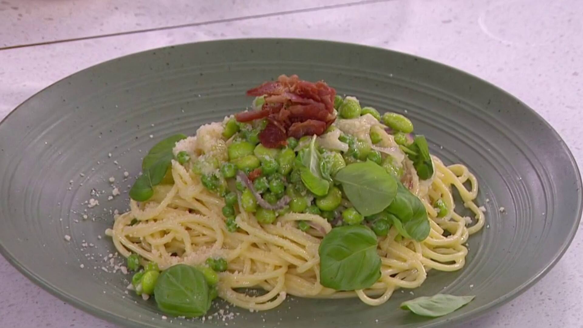 PÂTES GOURMANDES AUX EDAMAMES