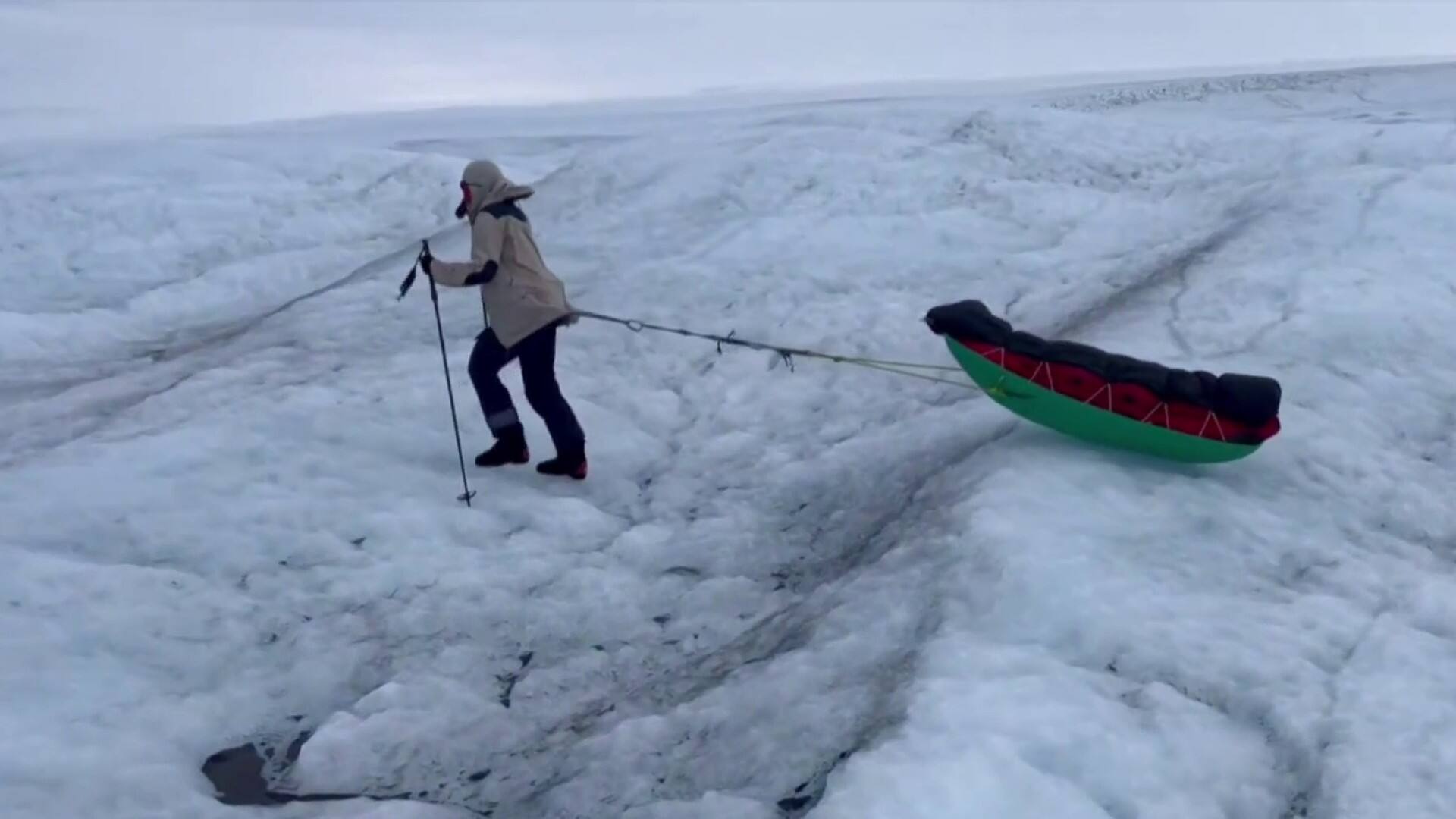 Caroline Côté, la femme la plus rapide du monde à atteindre le pôle sud! Salut Bonjour