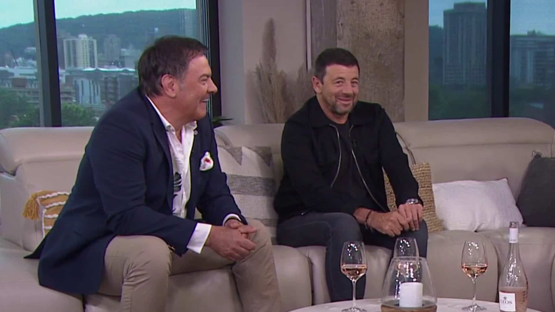 Patrick Bruel et Mario Pelchat nous rendent visite
