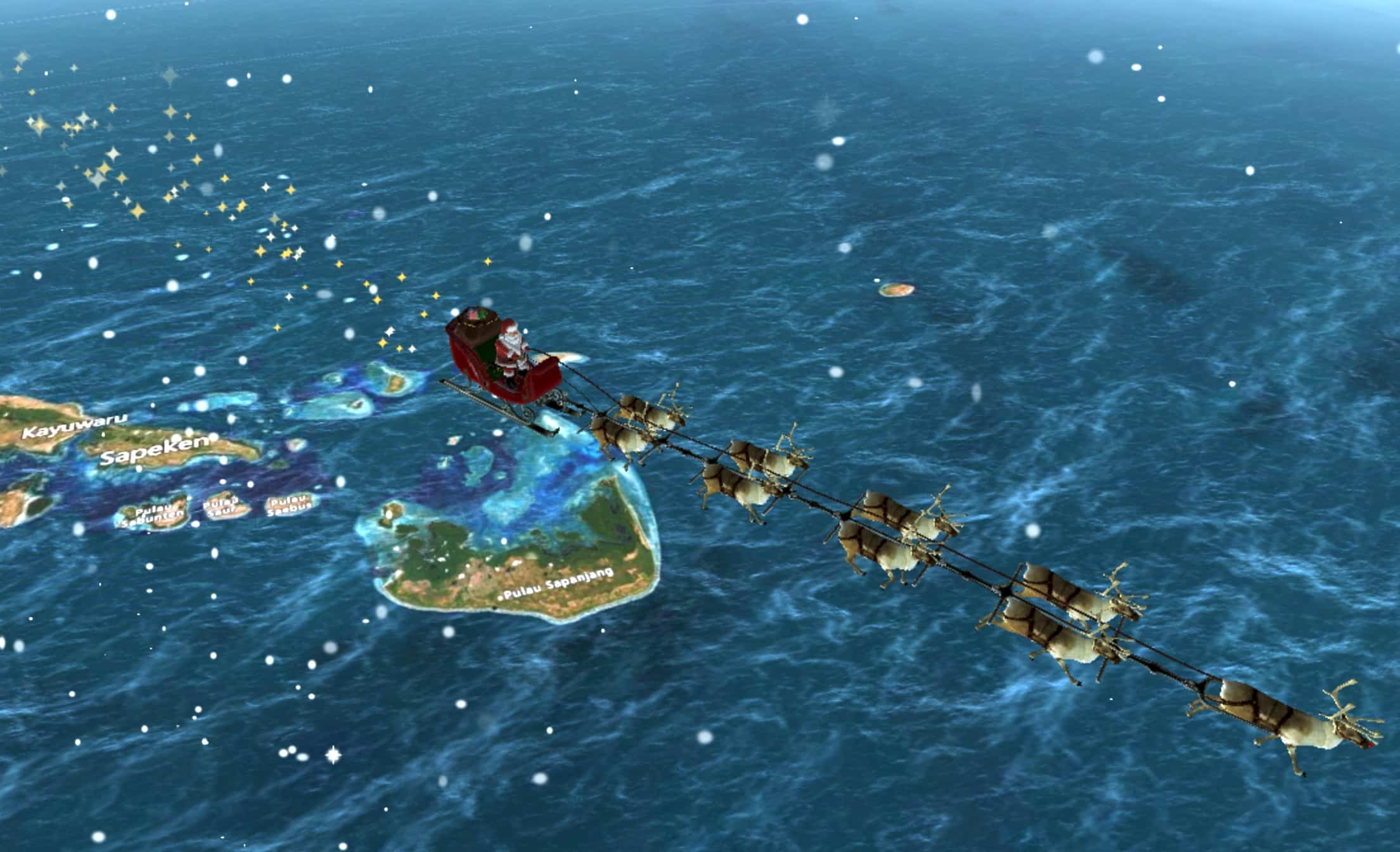 Vous pouvez suivre le parcours du père Noël... en direct! 24 heures