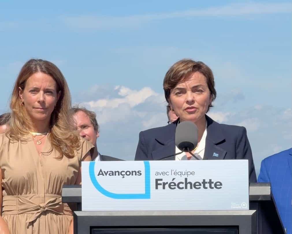 Christine Fréchette identifie Donald Trump comme principal adversaire