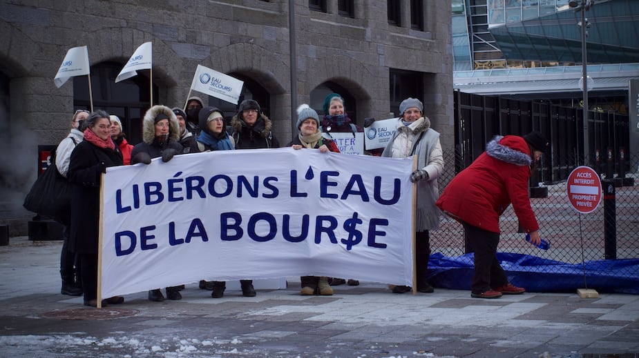 Image principale de l'article Manifestation contre la privatisation de l'eau