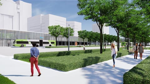 In the Boulevard Laurier sector, large pre-works will be carried out in 2022 and 2023 to smoothly integrate the tramway.