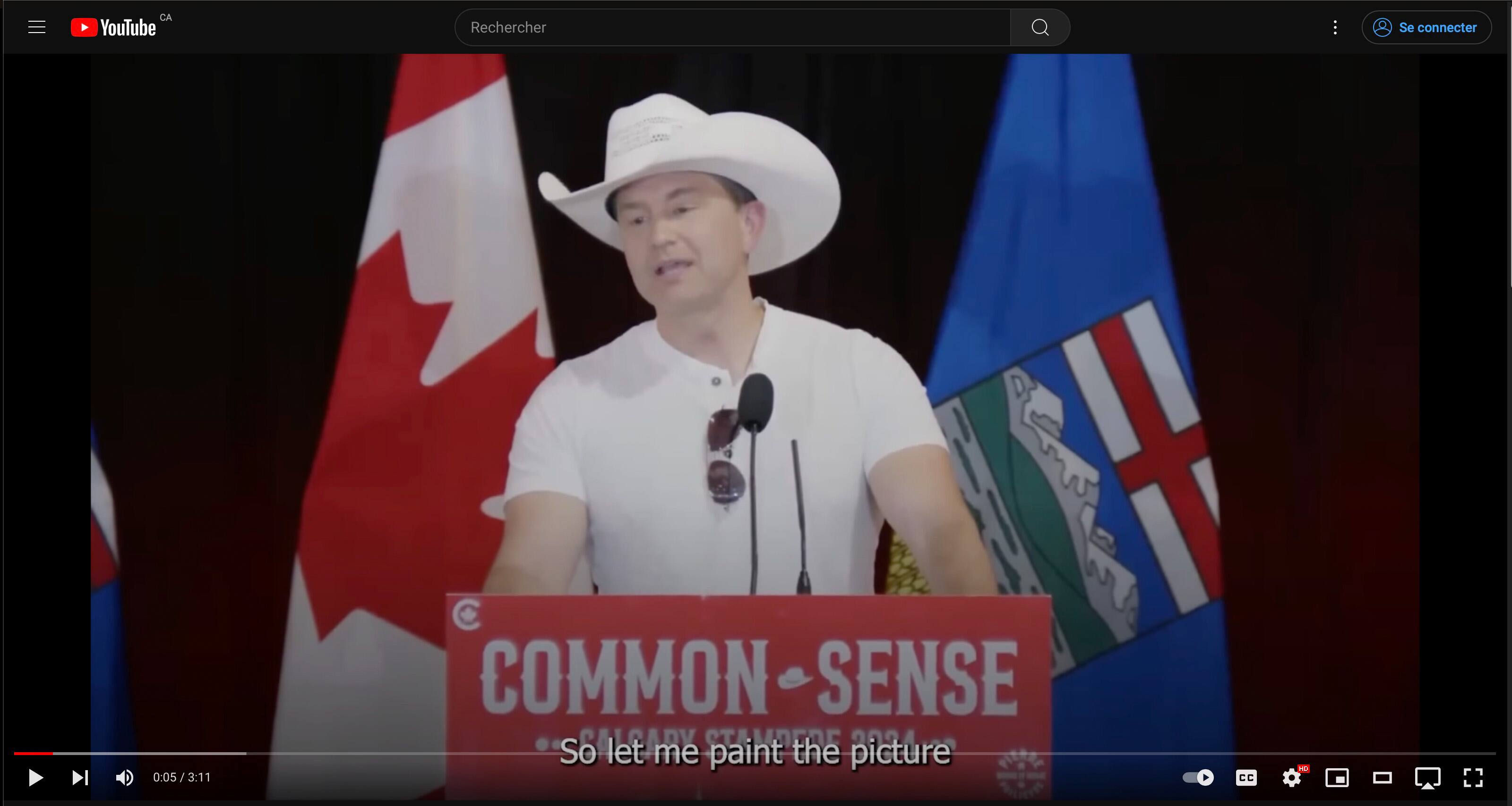 Le PCC supprime une vid&eacute;o faisant l&rsquo;&eacute;loge du Canada avec des images de pays &eacute;trangers