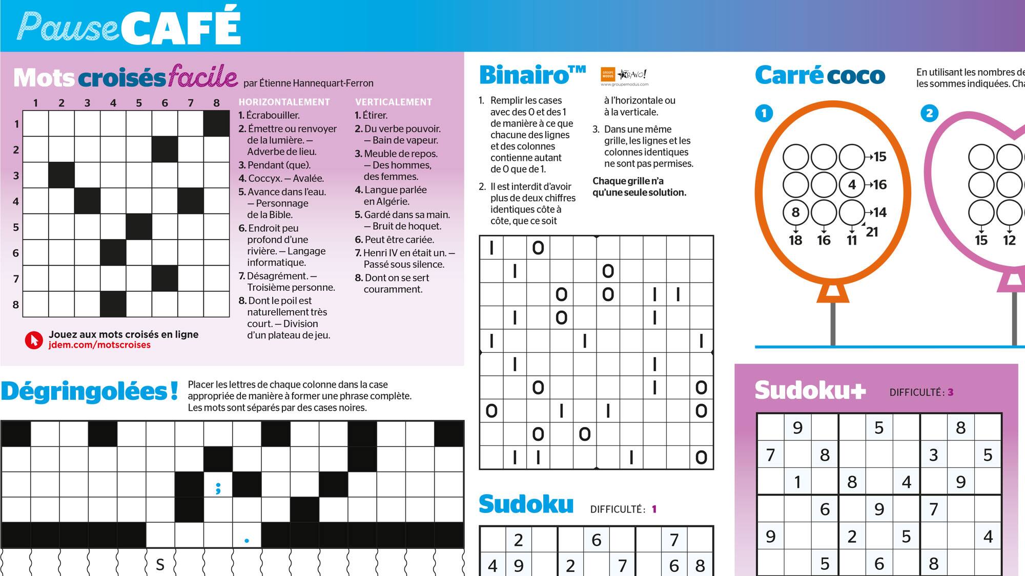 Voici le verbicruciste à la barre des mots croisés du Journal ...
