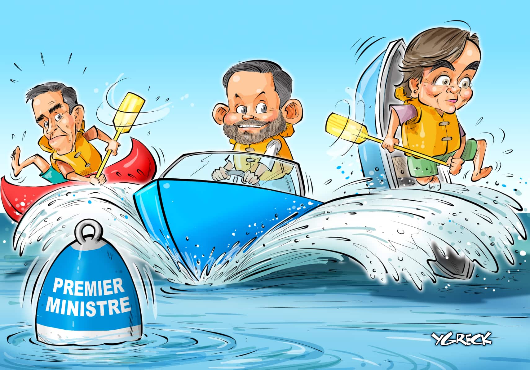 La caricature d'Ygreck