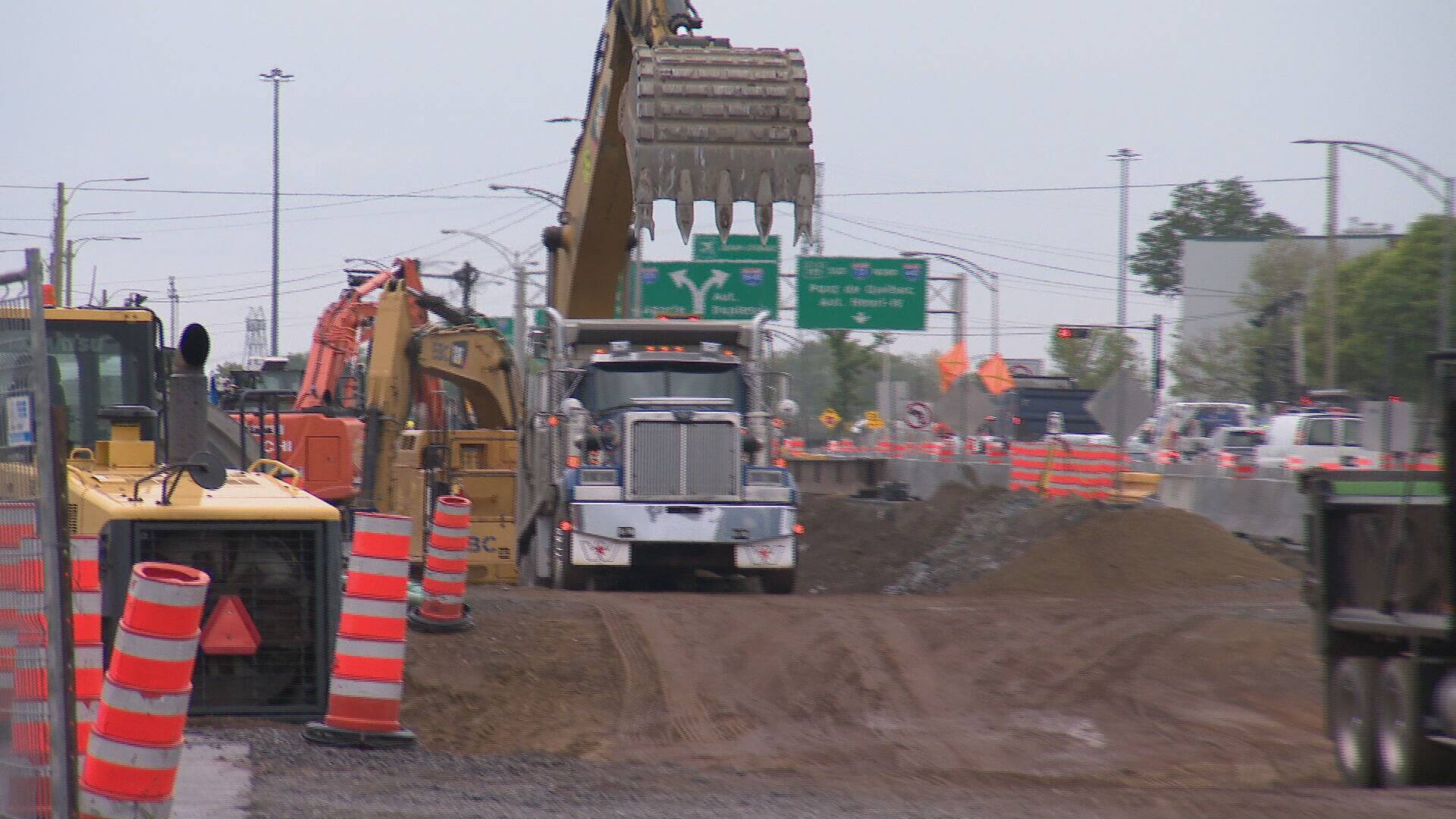 Vaste chantier sur le boulevard Laurier | TVA Nouvelles