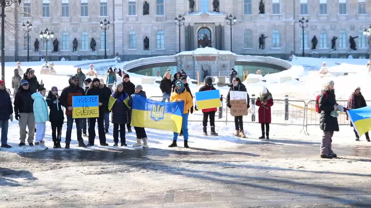 Les Québécois toujours solidaires avec l'Ukraine