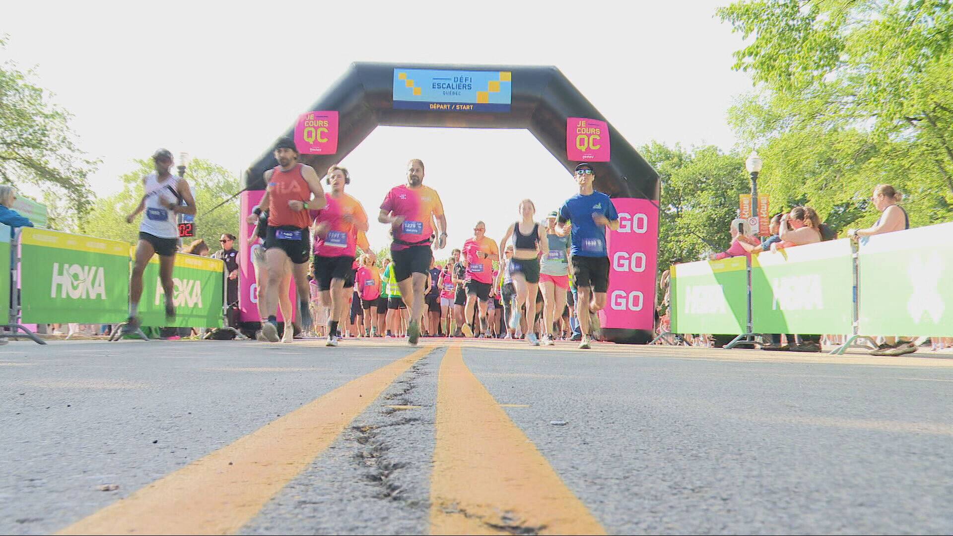 Près de 2000 participants pour le Défi des Escaliers à Québec | TVA