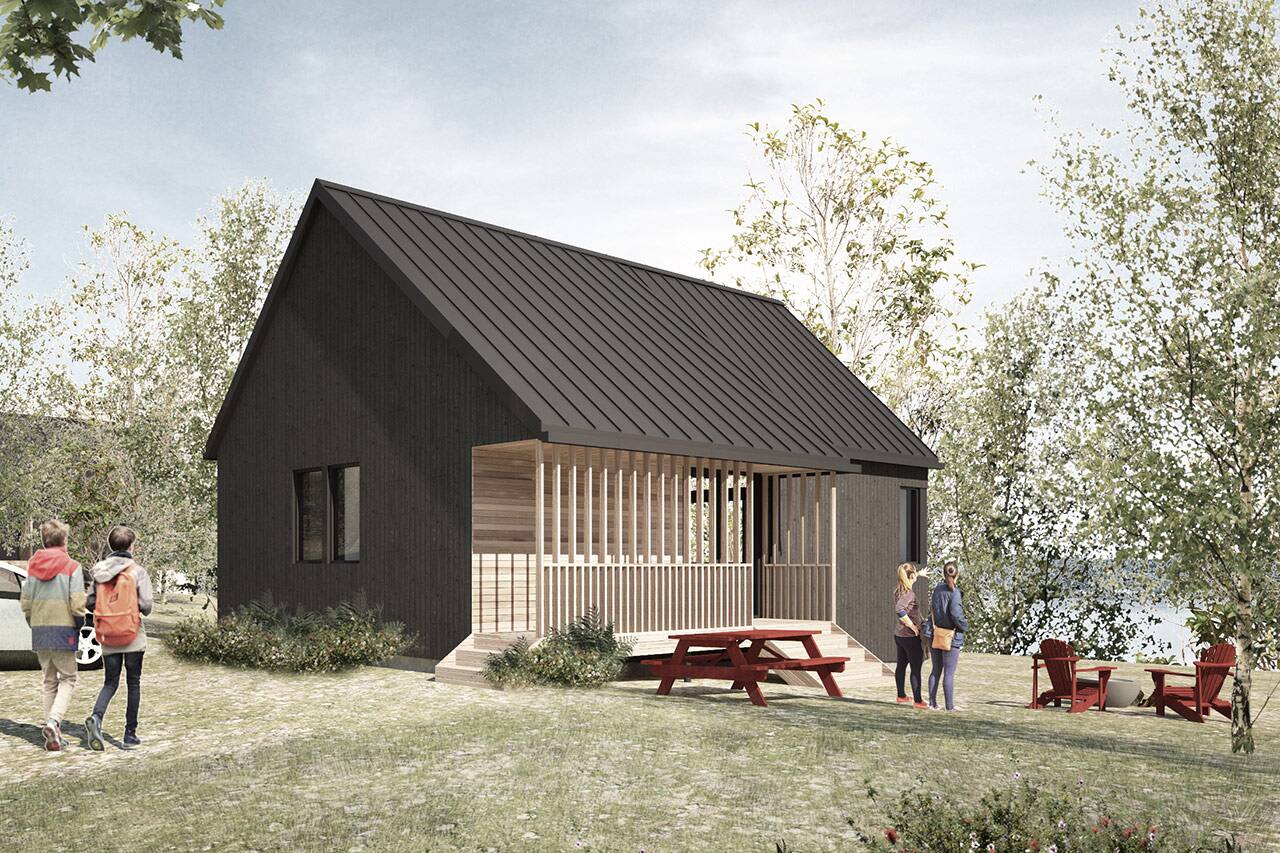 De nouveaux chalets au bord du lac à Duchesnay