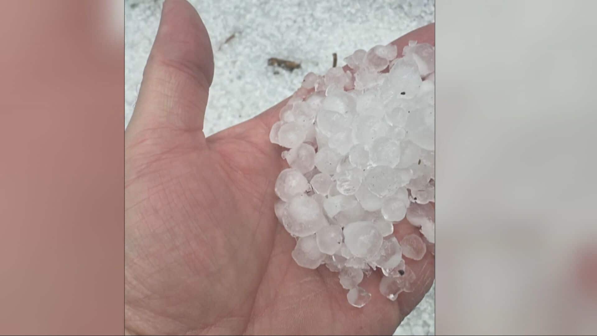 Un tapis de grêle en Mauricie et au Saguenay... un 25 juin.