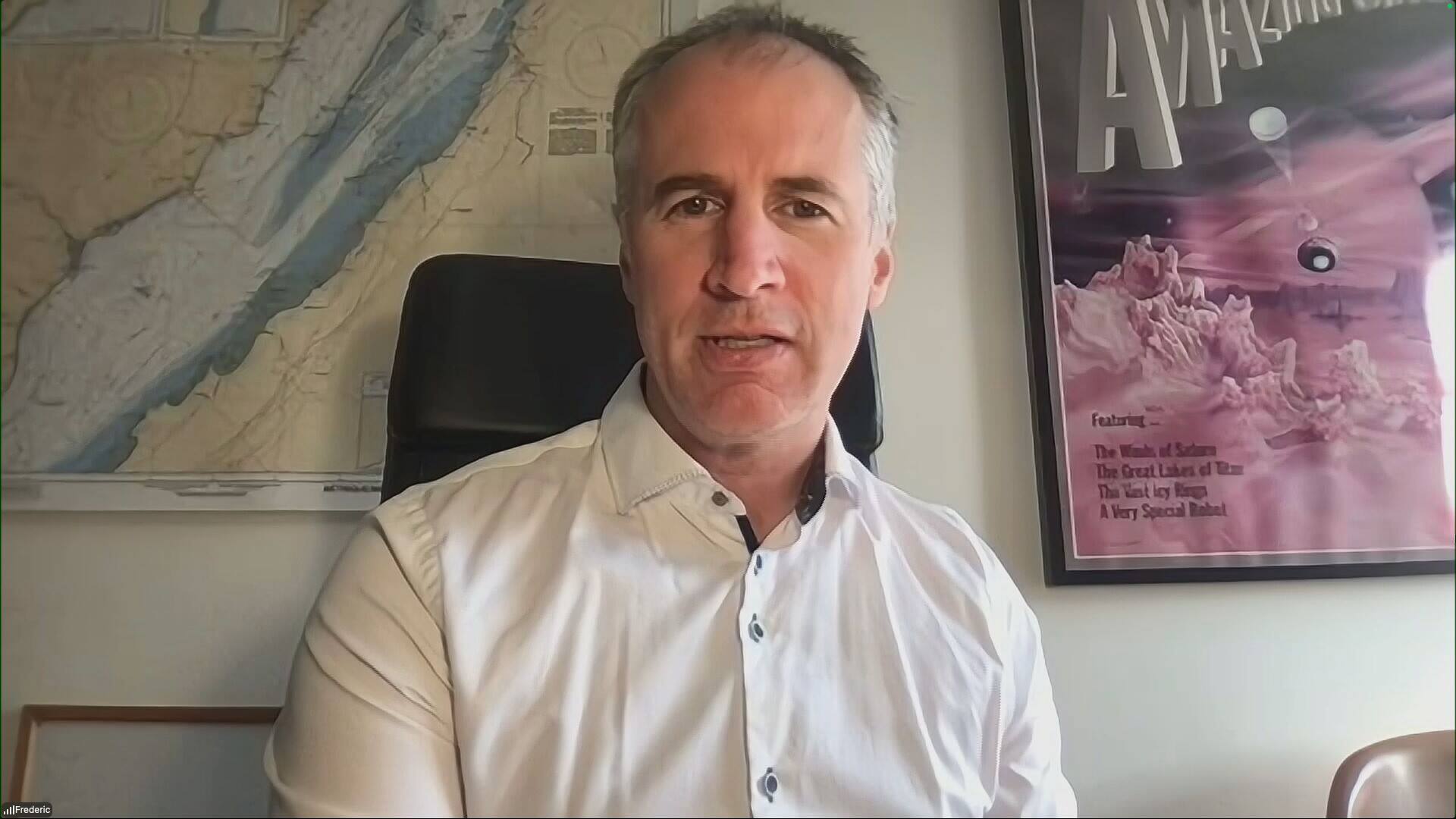 L'ancien navigateur en chef pour la NASA Frédéric Pelletier en entrevue au Québec matin, dimanche.