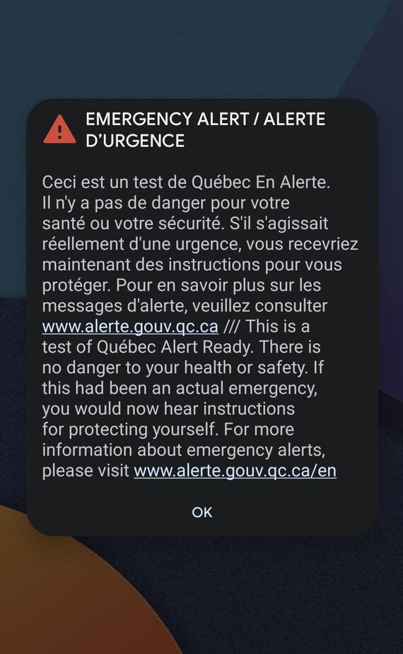 Image principale de l'article Avez-vous reçu l’alerte sur votre téléphone?
