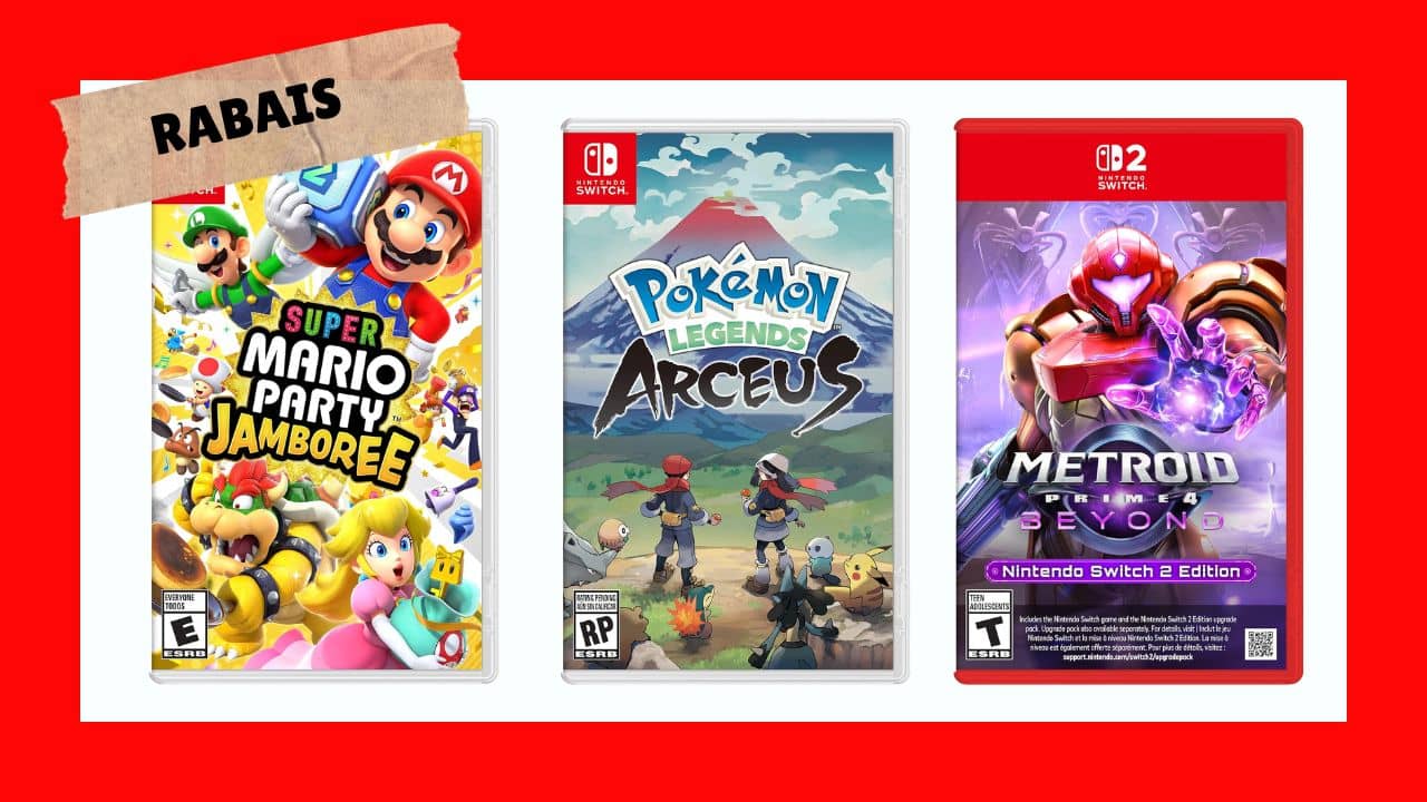 Image principale de l'article Jusqu’à 32% de rabais sur des jeux Nintendo