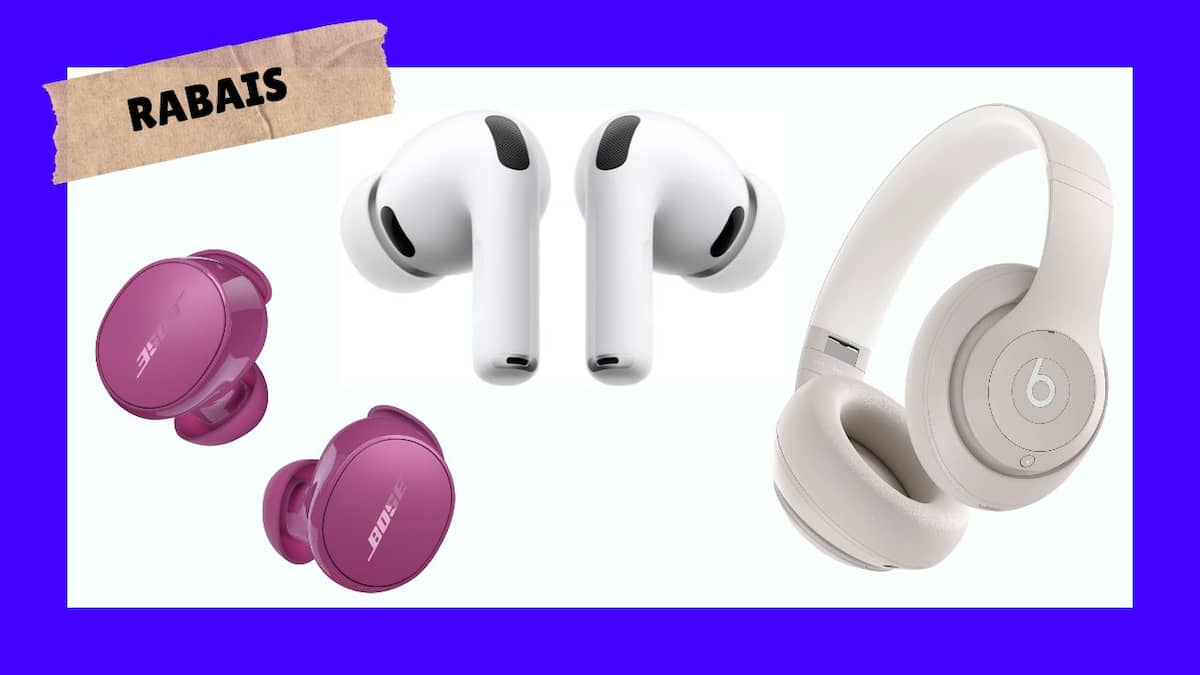 Jusqu’à 79% sur des écouteurs et casques d’écoute Apple, Samsung et JBL
