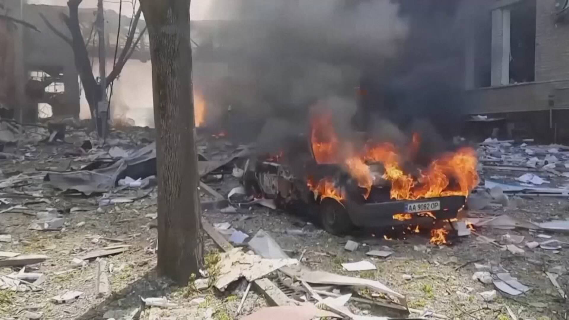 5 morts dans une s&eacute;rie de frappes sur Kharkiv