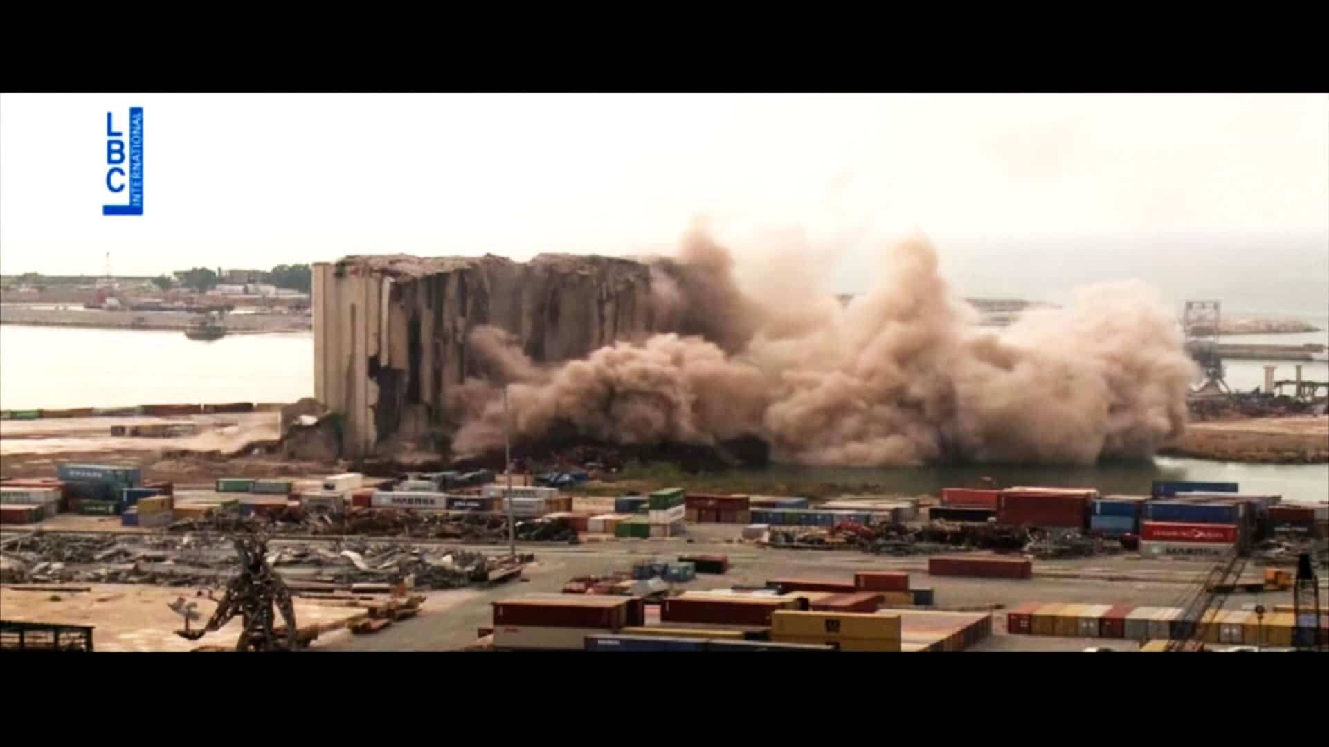 ON VIDEO Spectacular collapse of the silos in Beirut Archynewsy