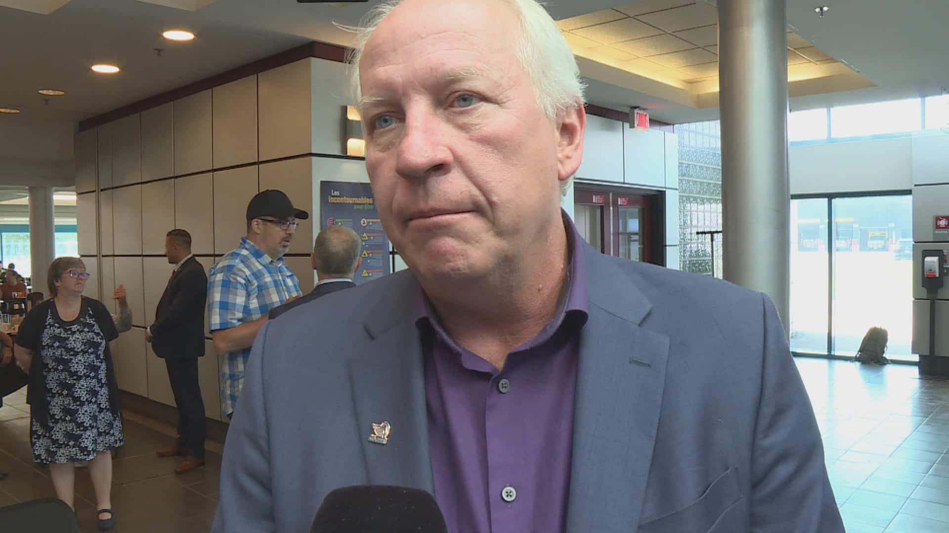 Le président de l'Aluminerie Alouette, Claude Gosselin.