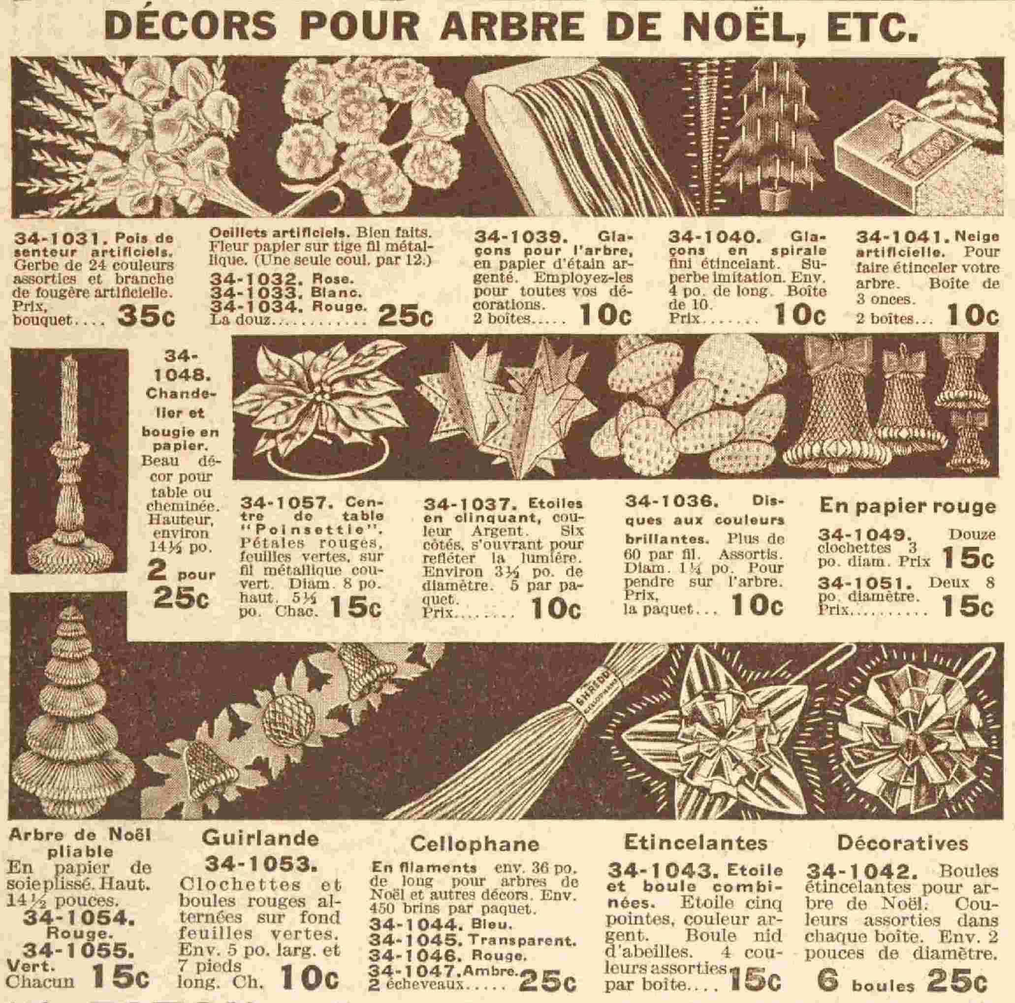 Lot D'ornements De Noël Vintage - Foil Et Guirlandes - Années 70 - Déco Rétro