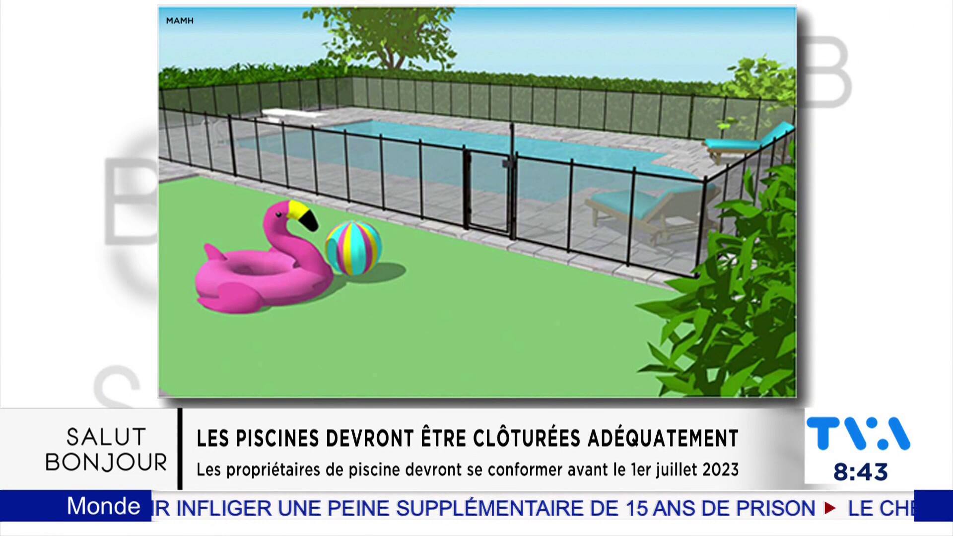 Règlementation pour les propriétaires de piscine