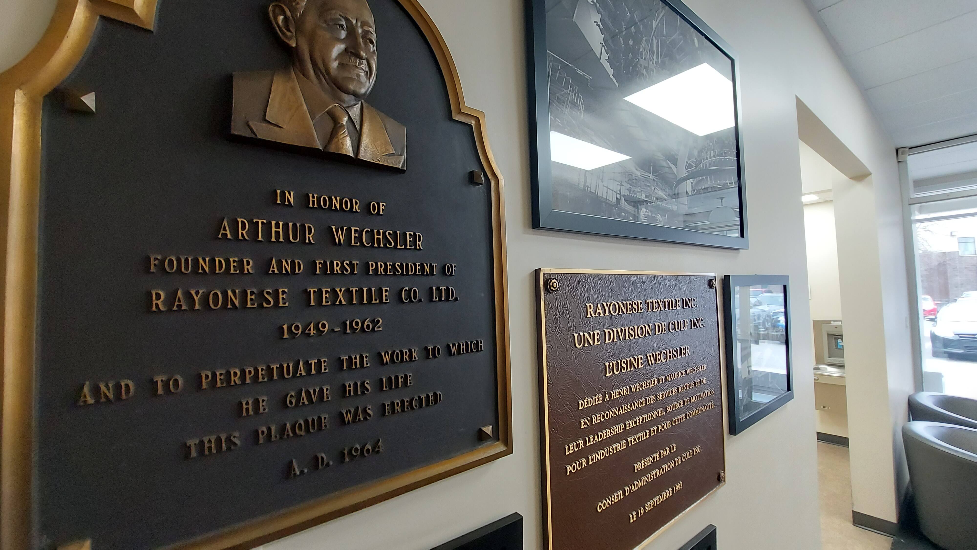 Maude Léveillé, tejedora desde hace casi tres años en la fábrica Rayonesa