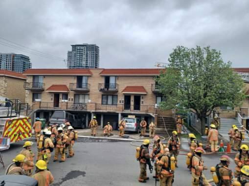 Una persona hospitalizada después de un incendio en Ahuntsic-Cartierville